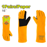 Dyllu Work Gloves Dyllu 16" Welding Leather Gloves - DTLG3116