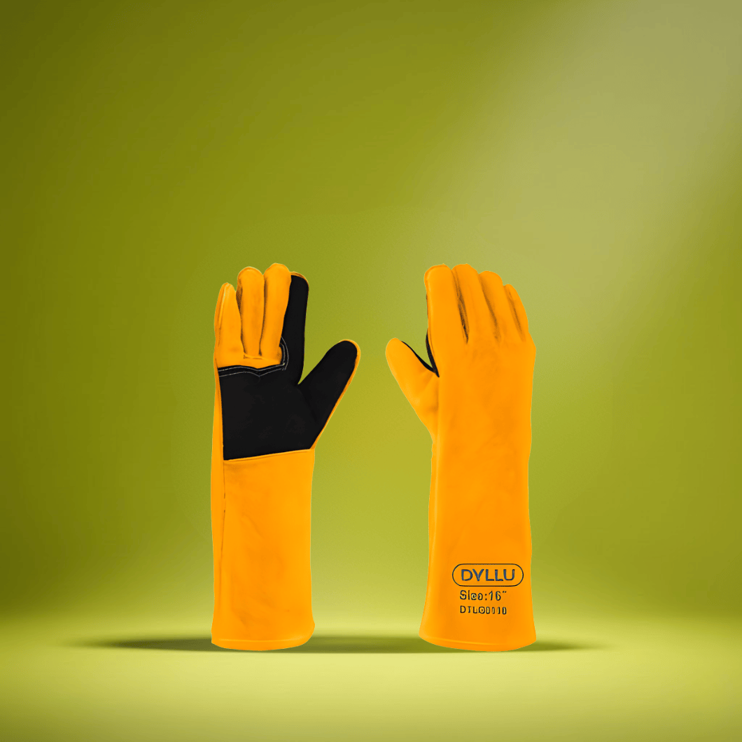Dyllu Work Gloves Dyllu 16" Welding Leather Gloves - DTLG3116