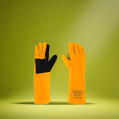 Dyllu Work Gloves Dyllu 16" Welding Leather Gloves - DTLG3116