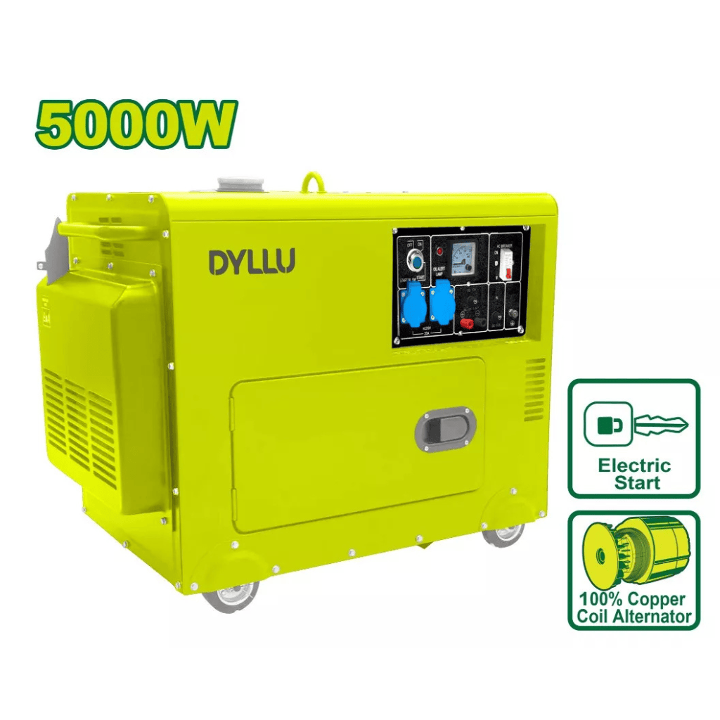 Dyllu Welding, Generator & Construction Equipment Dyllu 17L Silent Diesel Generator  9HP  - DTDG2A50