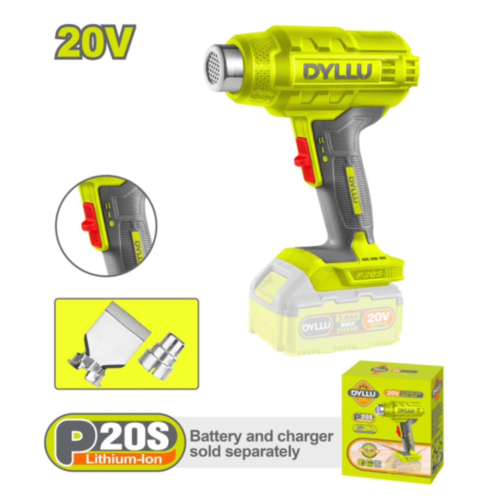 Dyllu Heat Gun Dyllu 20V Cordless Heat Gun – DTKH1501