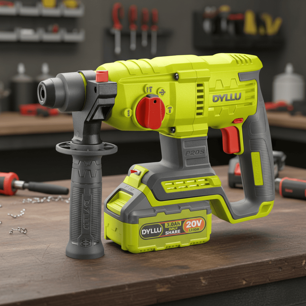 Dyllu Drill Dyllu 20V Cordless Rotary Hammer - DTLM15220