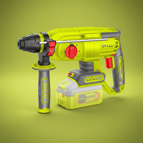 Dyllu Drill Dyllu 20V Cordless Rotary Hammer (Without Battery & Charger) - DTLM1526