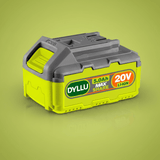 Dyllu Batteries & Chargers Dyllu 20V Lithium-Ion Battery 5.0Ah  - DTLBP550