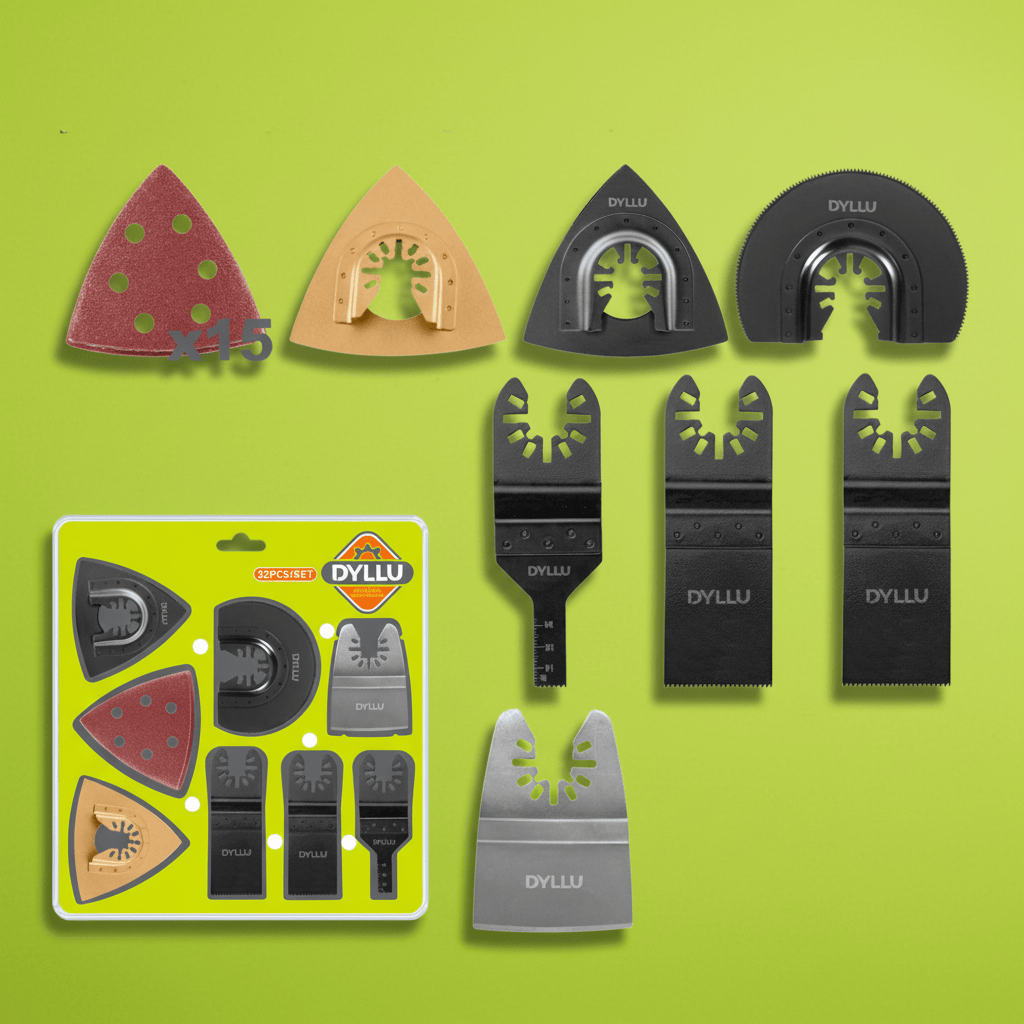Dyllu Oscillating Tool Accessories Dyllu 22-Pieces Multi-Tool Blade Sets - DTMA9417
