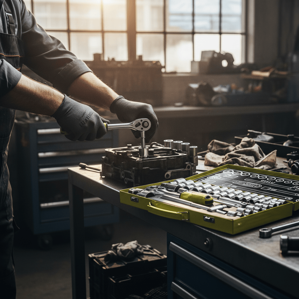 Dyllu Wrenches Dyllu 24-Piece 1/2" Drive Socket Set  - DTST2L24