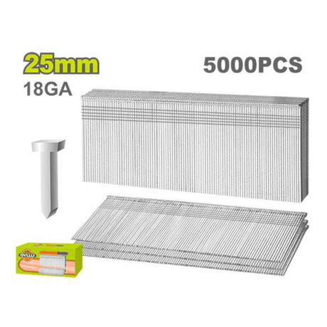 Dyllu Fasteners Dyllu 25mm Brad Nail - DTNA18251