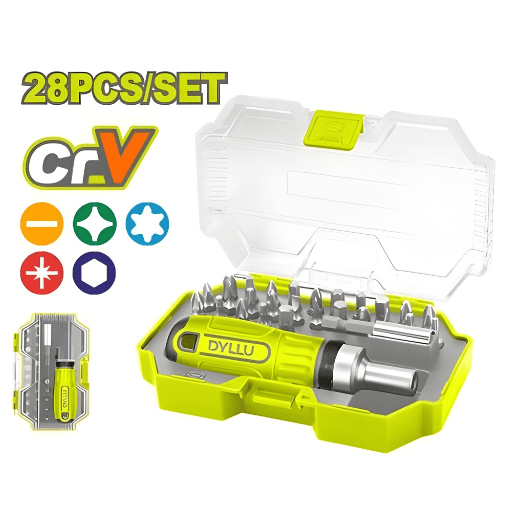 Dyllu Screwdrivers Dyllu 28-Piece Screwdriver Bit Set 1/4"  - DTSS8B28