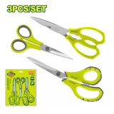 Dyllu Hand Saws & Cutting Tools Dyllu 3-Piece Multi-Purpose Scissors Set - DTSX4603