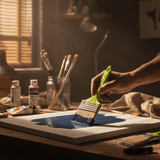 Dyllu Paint Tools & Equipment Dyllu 3 Piece Paint Brush Set For Oil-Based Paint - DTPB1931