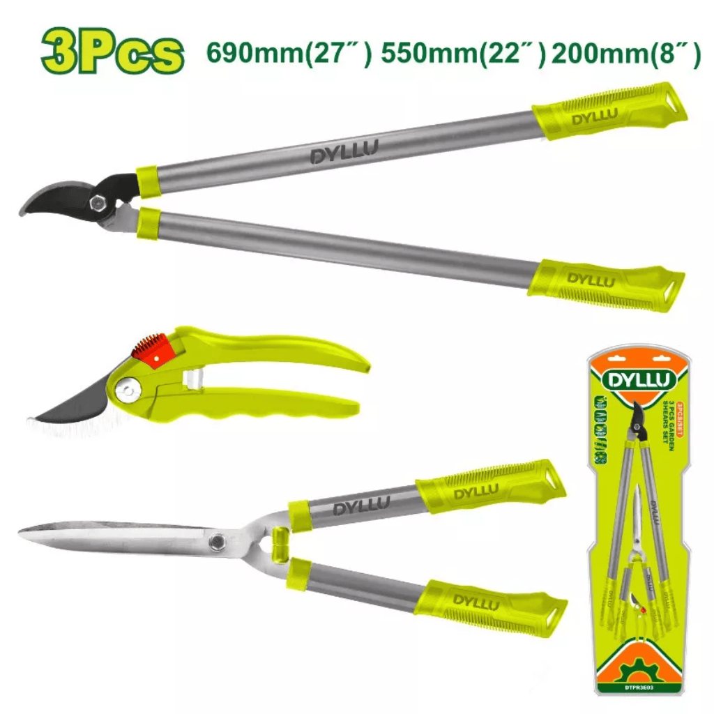 Dyllu Gardening Tool Dyllu 3 Pieces Garden Shears Set - DTPR3E03