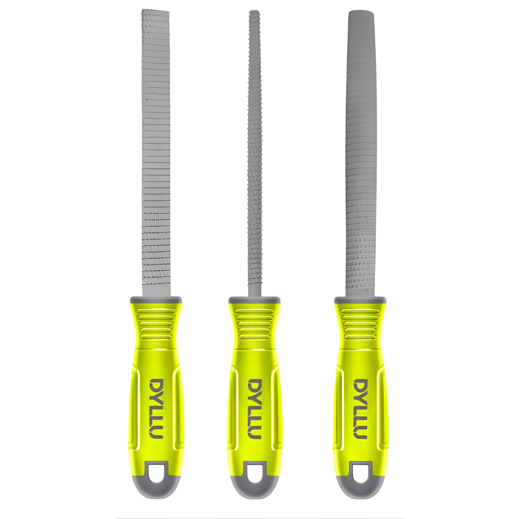 Dyllu Chisels Files Planes & Punches Dyllu 3 Pieces Wood File Set - DTSF1403