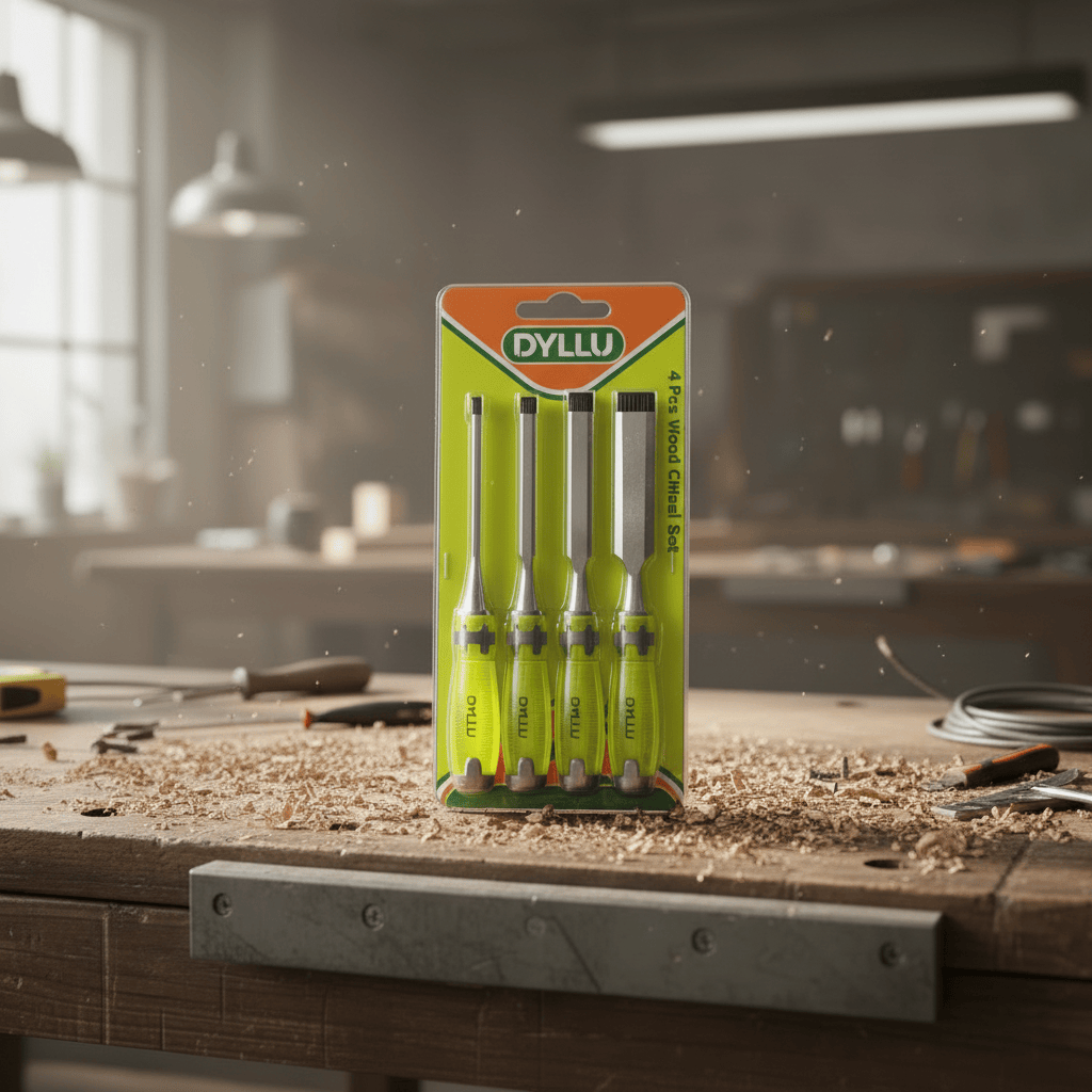 Dyllu Chisels Files Planes & Punches Dyllu 4-Pieces Wood Chisel  - DTWC2204