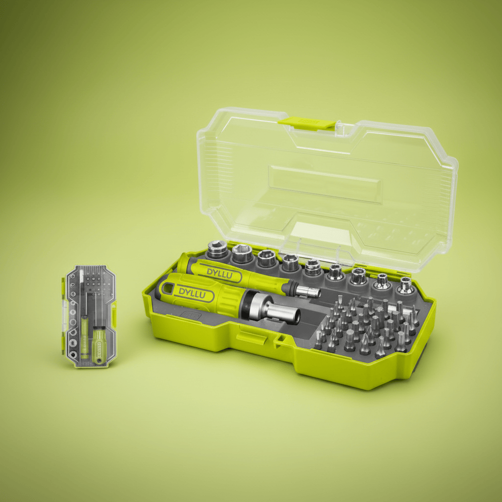 Dyllu Screwdrivers Dyllu 43-Piece Screwdriver Bit & 1/4" Socket Set  - DTSS8B43