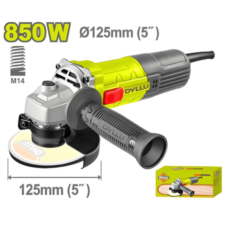 Dyllu Grinder Dyllu 5"/125mmAngle Grinder 850W  - DTAG15851