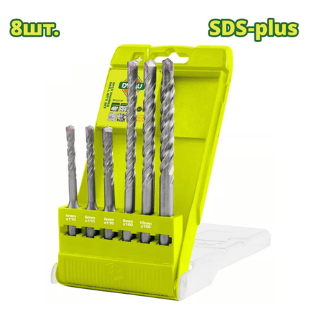 Dyllu Drill Bits Dyllu 6-Piece SDS Plus Hammer Drill Bit Set - DTHD6B06
