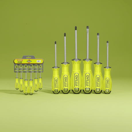 Dyllu Screwdrivers Dyllu 6 Pieces Go-Through Screwdriver Set - DTQJ0601