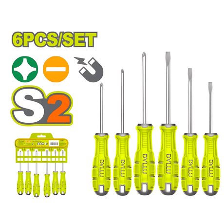 Dyllu Screwdrivers Dyllu 6-Pieces Screwdriver Set - DTSSA406