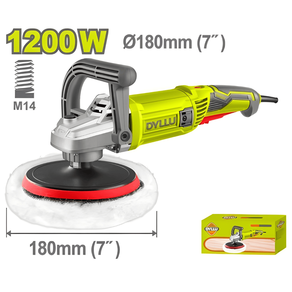 Dyllu Automotive Accessories & Maintenance Dyllu 7"/180mm Angle Polisher 1200W - DTAE1512001