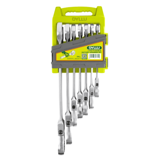 Dyllu Wrenches Dyllu 7-Piece Flexible Ratchet Spanner Set  - DTSP5207