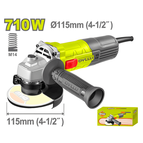 Dyllu Grinder Dyllu 710W Angle Grinder - DTAG15711