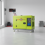 Dyllu Generator Dyllu 8.0kW Single Phase Silent Diesel Generator with Electric Start 15HP - DTDG2A100
