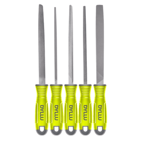 Dyllu Chisels Files Planes & Punches Dyllu 8" 5-Pieces Steel File Set – DTSF2405