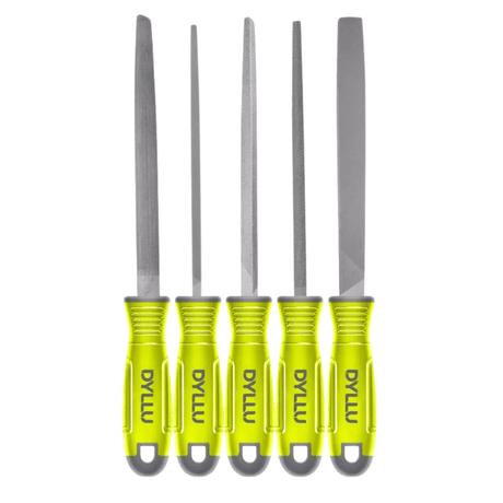 Dyllu Chisels Files Planes & Punches Dyllu 8" 5-Pieces Steel File Set – DTSF2405