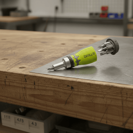 Dyllu Screwdrivers Dyllu 8 in 1 Stubby Ratchet Screwdriver Set - DTSS8608
