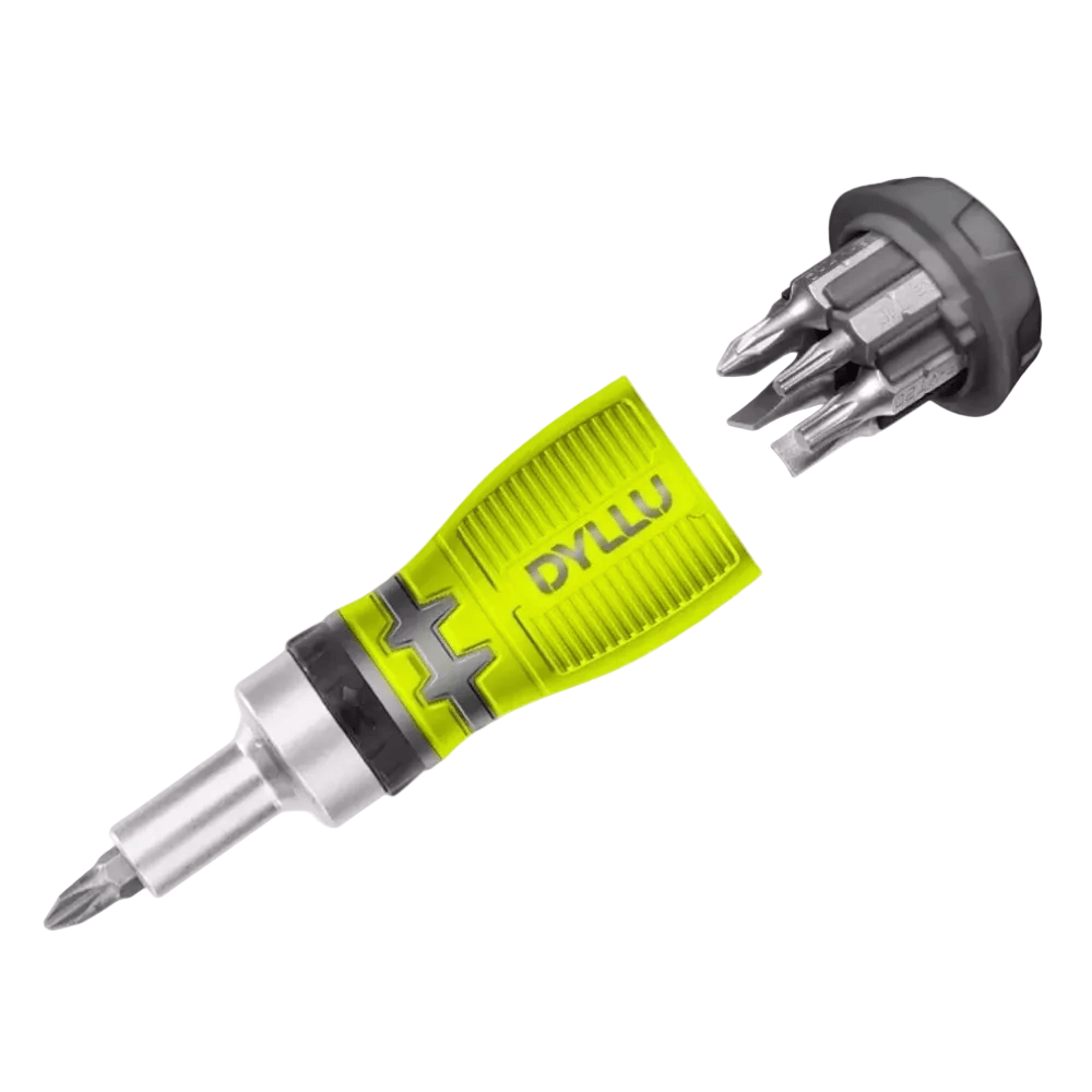 Dyllu Screwdrivers Dyllu 8 in 1 Stubby Ratchet Screwdriver Set - DTSS8608