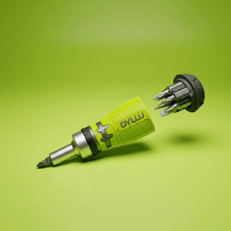 Dyllu Screwdrivers Dyllu 8 in 1 Stubby Ratchet Screwdriver Set - DTSS8608