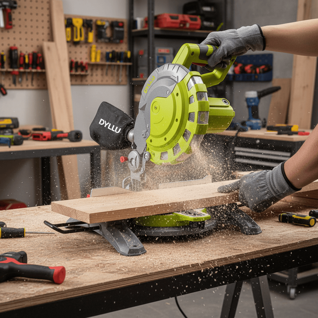 Dyllu Bench & Stationary Tool Dyllu 8" Mitre Saw 1400W -  DTXD151400