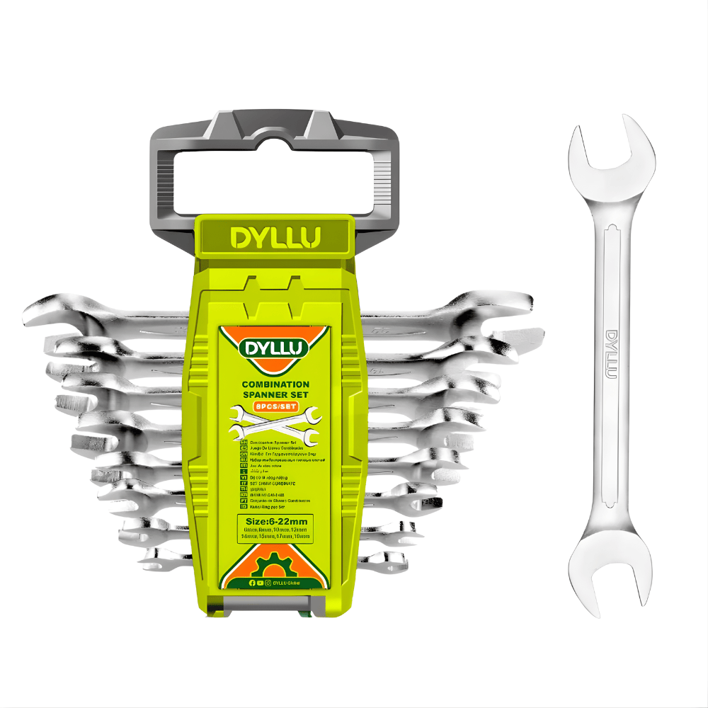 Buy Dyllu 8‑Pieces Double Open End Spanner Set – DTDS2208 | Shop Hand ...