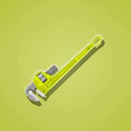 Dyllu Wrenches Dyllu 8" Pipe Wrench - DTPW1108