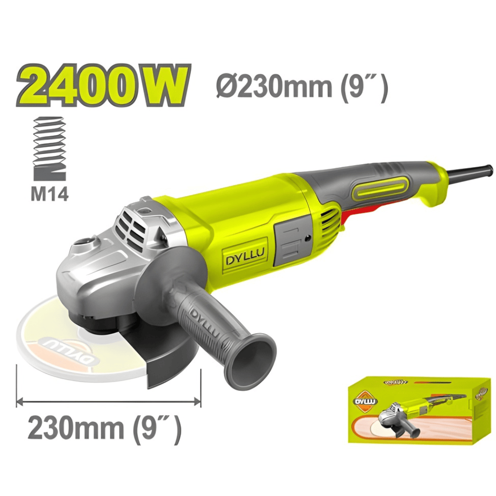 Dyllu Grinder Dyllu 9"/230mm Angle Grinder 2400W - DTAG852401