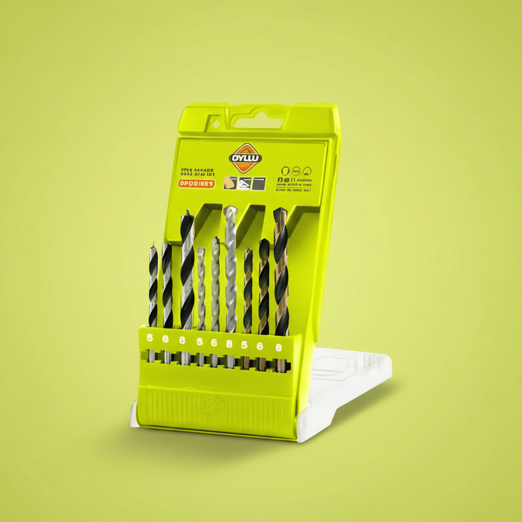 Dyllu Drill Bits Dyllu 9-Piece HSS Drill Bit Set - DTTD6B01