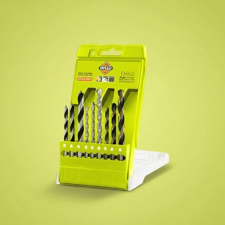 Dyllu Drill Bits Dyllu 9-Piece HSS Drill Bit Set - DTTD6B01