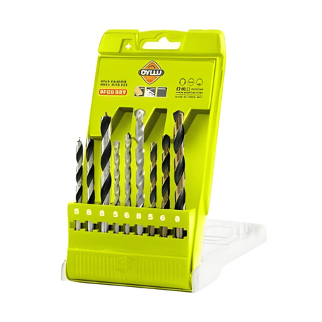 Dyllu Drill Bits Dyllu 9-Piece HSS Drill Bit Set - DTTD6B01