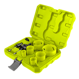 Dyllu Hole Saws & Cores Dyllu 9 Pieces Electrician's Bi-Metal Hole Saw Set - DTKJ3492