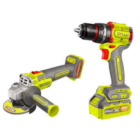 Dyllu Power Tool Combo Kit Dyllu Cordless 2 Pieces Combo Kit - DTCK20273