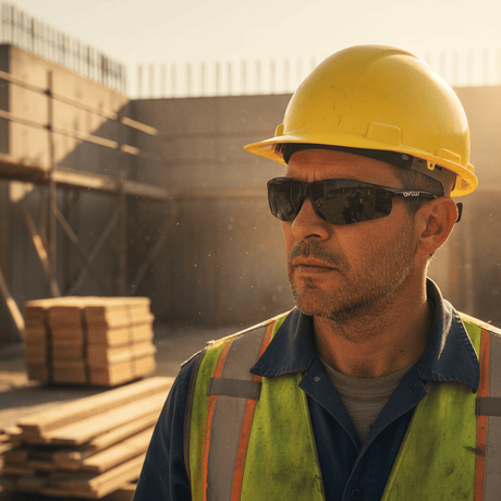 Dyllu Eye Protection & Safety Glasses Dyllu Dark Safety Goggles  - DTSG3808