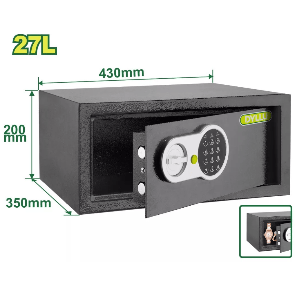 Dyllu Tool Chests & Cabinets Dyllu Electronic Safe 27L - DTEB1535