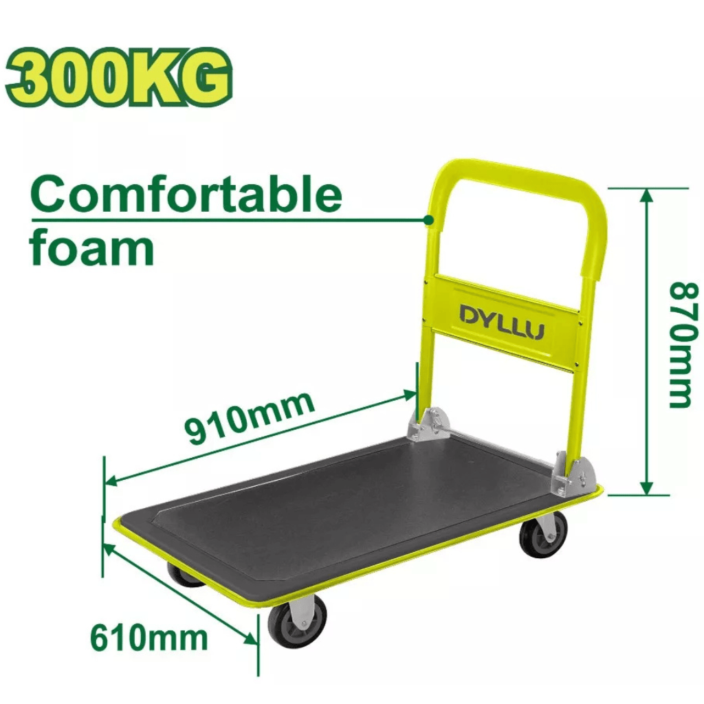 Dyllu Automotive Tools Dyllu Foldable Platform Hand Truck 300kg - DTWB1330