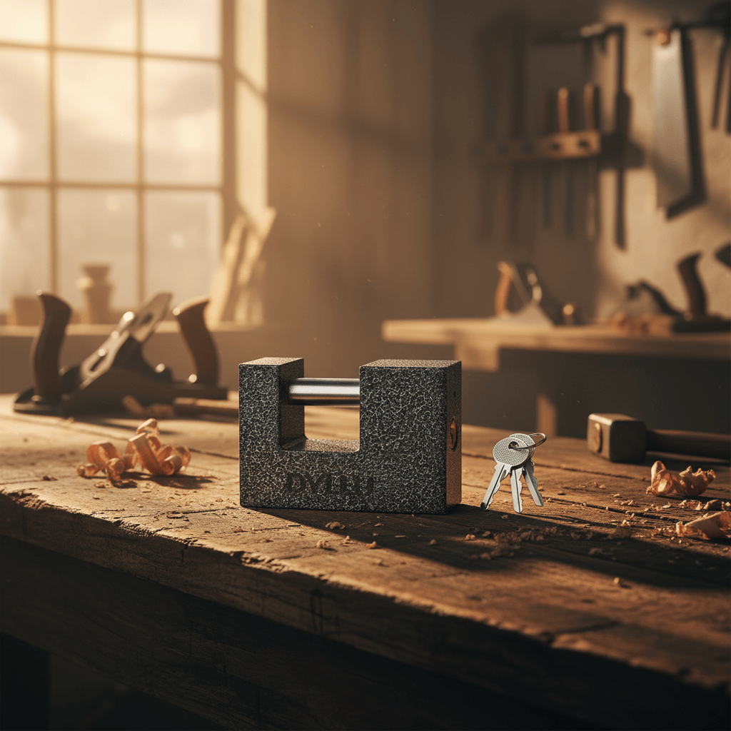 Dyllu Padlocks & Accessories Dyllu Heavy-Duty Iron Padlock 90mm - DTPD7590