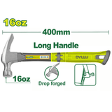Dyllu Hammers Mallets & Sledges Dyllu Long Handle Claw Hammer  16oz (450g)  - DTHM336L