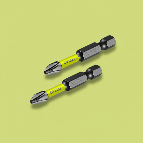 Dyllu Screwdriver Bits Dyllu PH2x 50mm Impact Screwdriver Bit Set - DTSV2K61