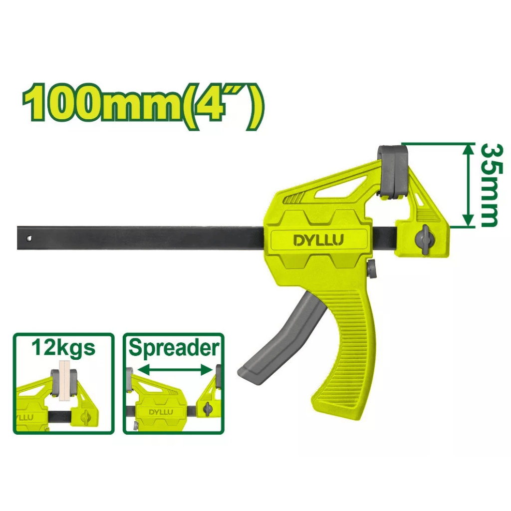 Dyllu Vices & Clamps Dyllu Quick Bar Clamp 4" & 24"