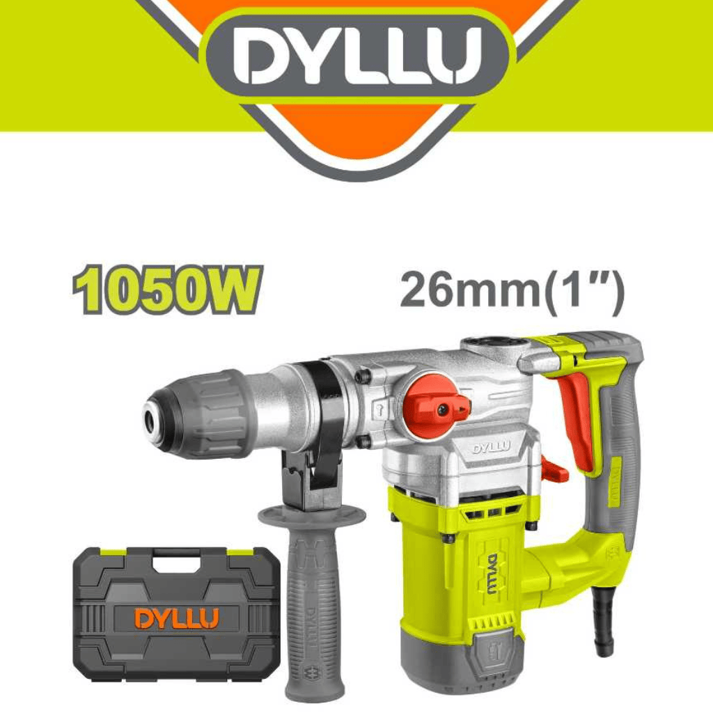 Dyllu Drill Dyllu SDS-Plus Rotary Hammer 1050W - DTRH2D26