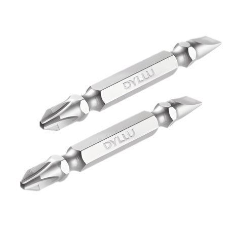 Dyllu Screwdriver Bits Dyllu SL6+PZ2 50mm Impact Screwdriver Bit Set - DTSV0K21