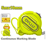 Dyllu Tape Measure Dyllu Steel Measuring Tape 5m x 19mm  - DTMT1220